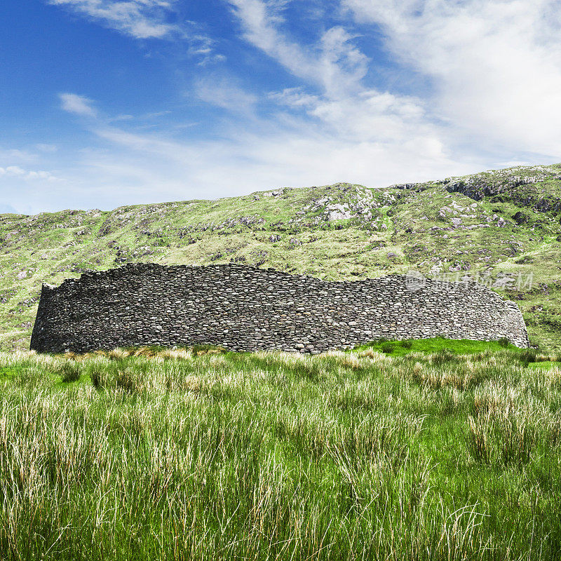 Staigue Stone Ringfort，凯里郡，爱尔兰。